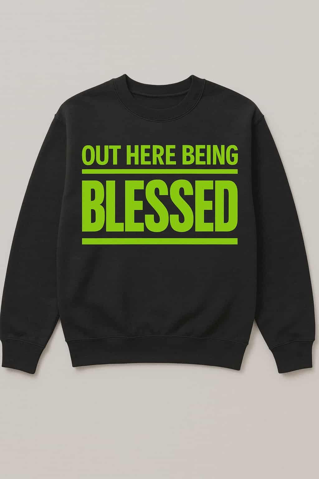 Out here being blessed T-shirt